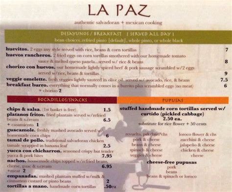 la paz reus menú|Restaurante: La Paz 